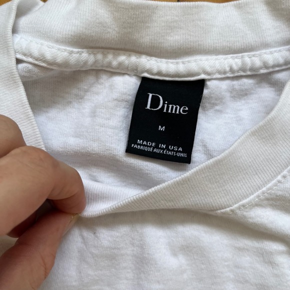 Dime MTL Horse Living Room Graphic T-Shirt White Mens Medium Made in USA - Picture 3 of 6